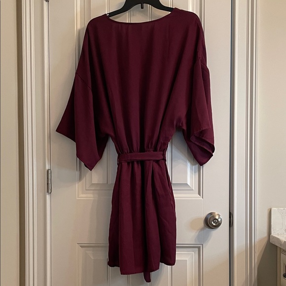 LuLaRoe “Melinda” Burgundy Jumpsuit shorts - Picture 5 of 11